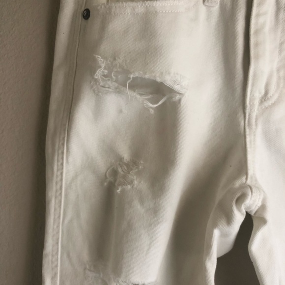Aeropostale Boyfriend White 5 Pocket Jeans - Picture 3 of 13